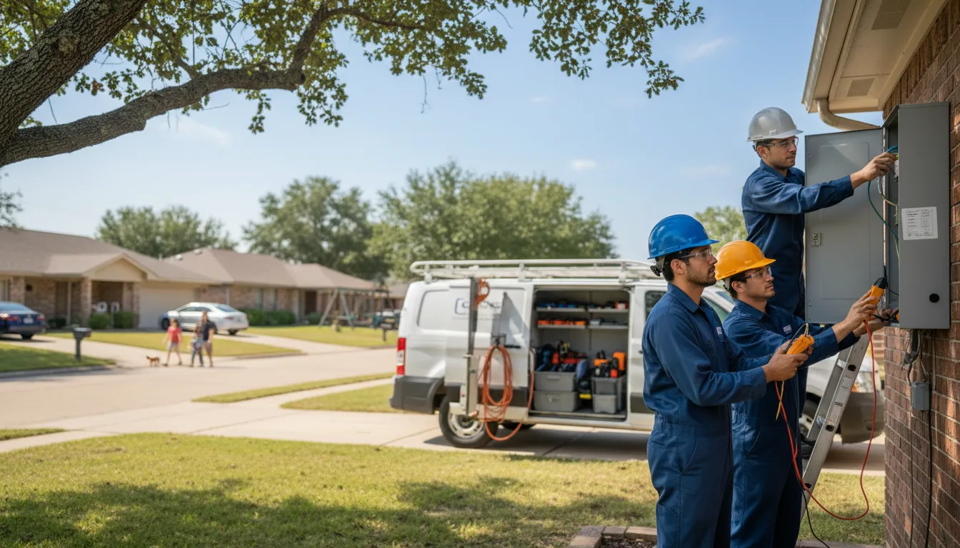Certified electrician providing emergency electrical services in Pauls Valley, OK